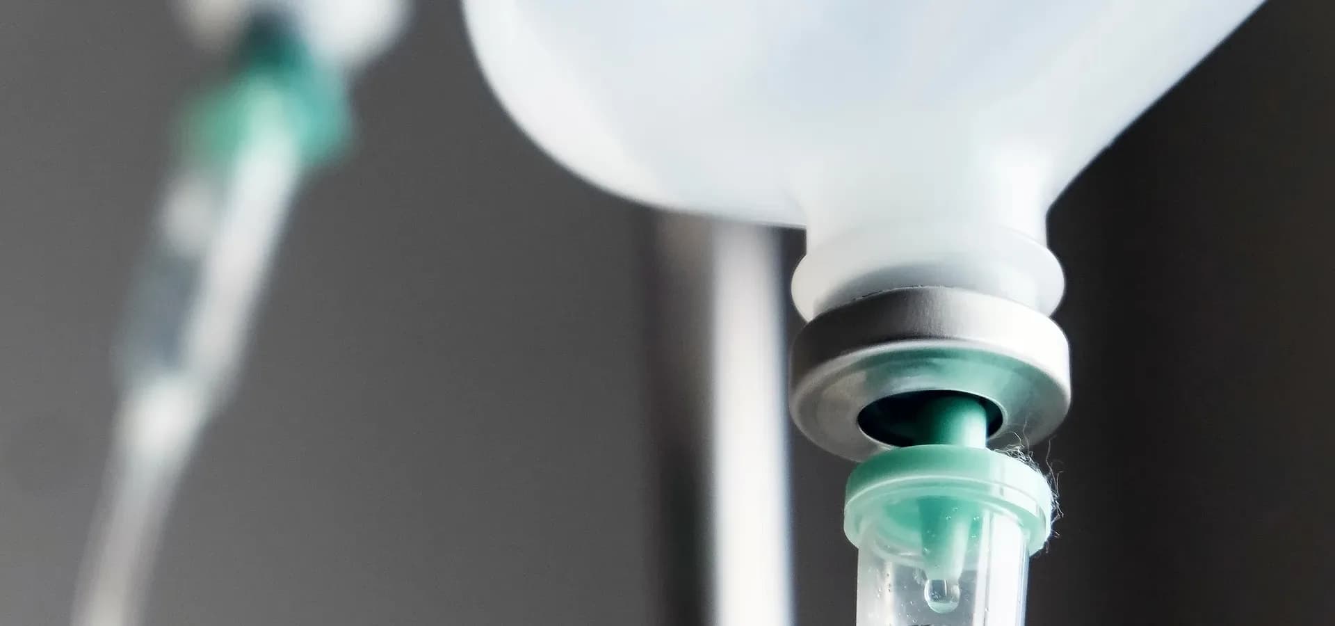 IV saline drip and infusion bag for IV nutrient therapy at MEND Medical Care in Flagstaff, Arizona