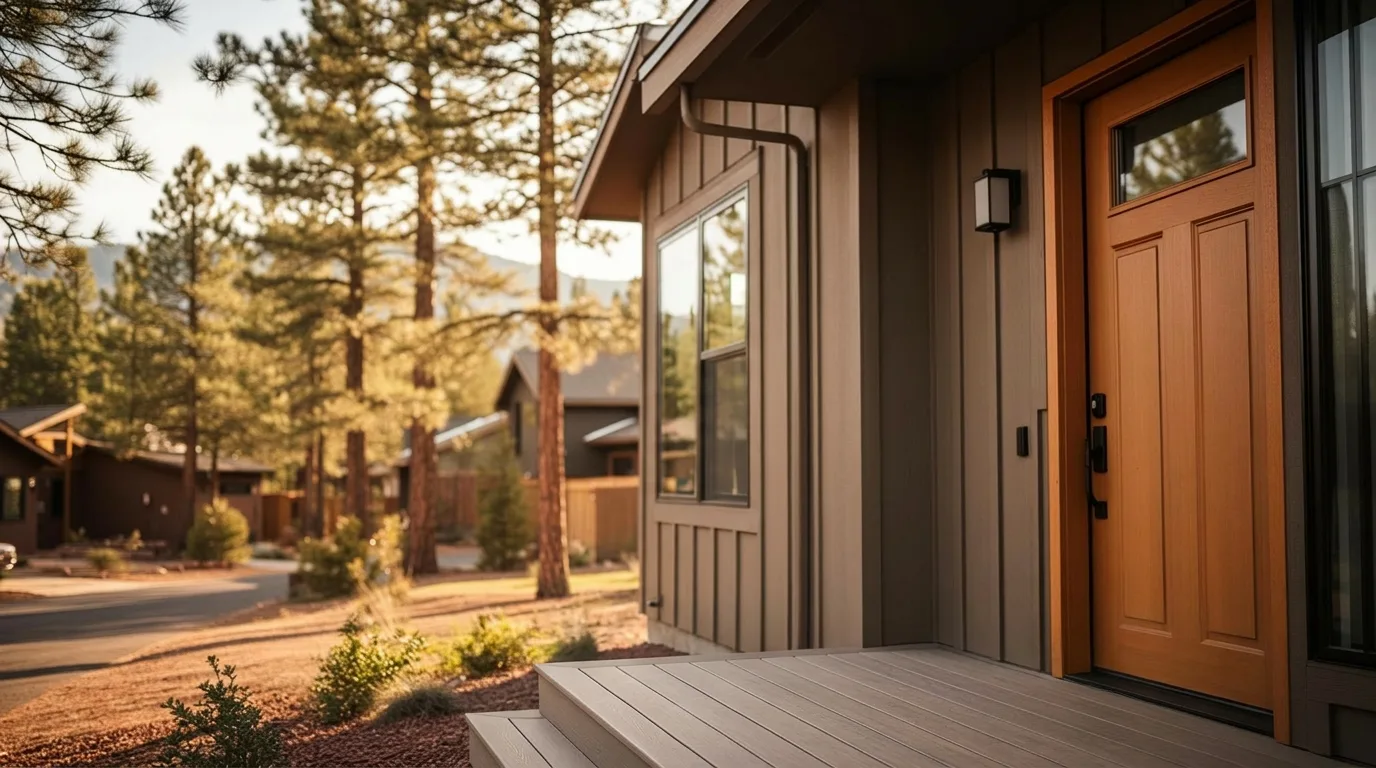 Medical professional arriving for a house call in Flagstaff